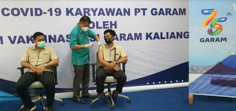 PT Garam Melaksanakan Vaksinasi Covid 19 Tahap II