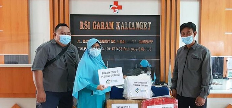 Bantuan PT Garam untuk Penanggulangan Covid - 19