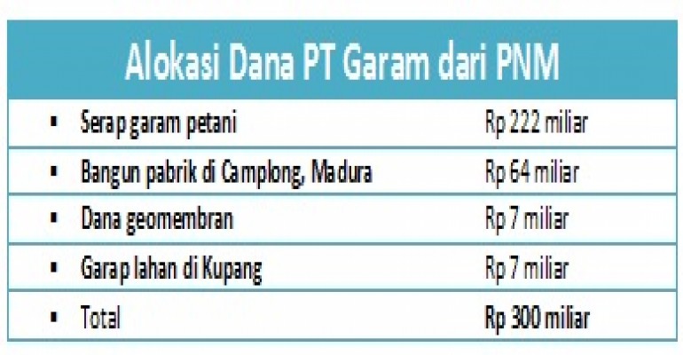 Serap Garam Petani, Siapkan Rp 222 Miliar