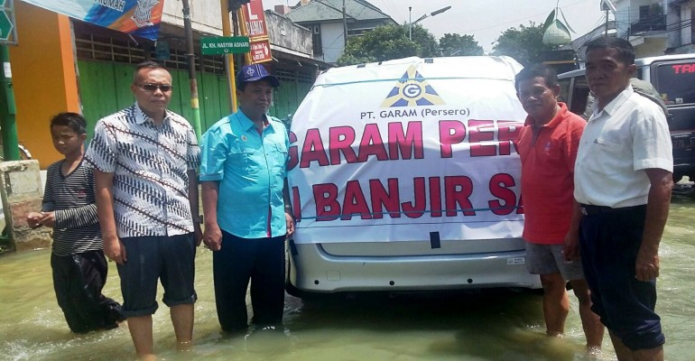 PT. Garam Peduli Korban Banjir Sampang