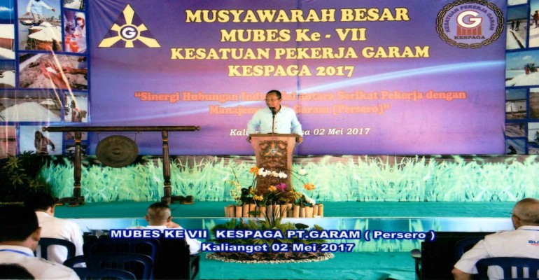 MUBES KE VII (MUSYAWARAH BESAR KE VII) KESPAGA (KESATUAN PEKERJA GARAM)