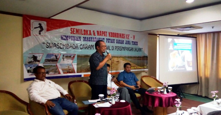 Semiloka & Koordinasi PT. Garam (Persero) dengan Petani Garam Jawa Timur